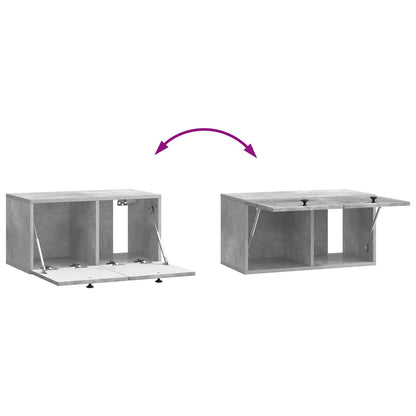 Mobile Porta TV da Muro Grigio Cemento 59,5 x 31 x 30 cm | homemem39