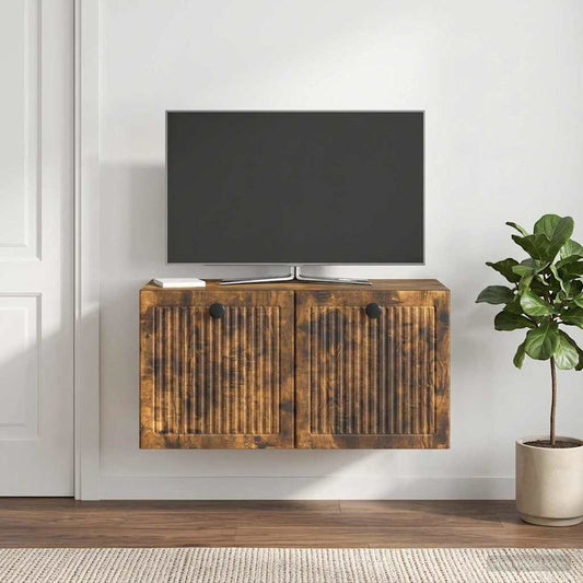 Mobile Porta TV da Muro Rovere Fumo 59,5 x 31 x 30 cm - homemem39