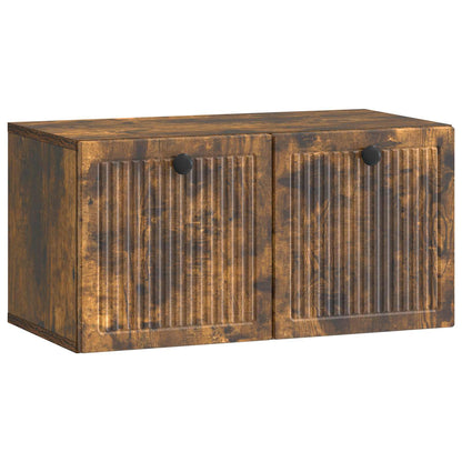 Mobile Porta TV da Muro Rovere Fumo 59,5 x 31 x 30 cm