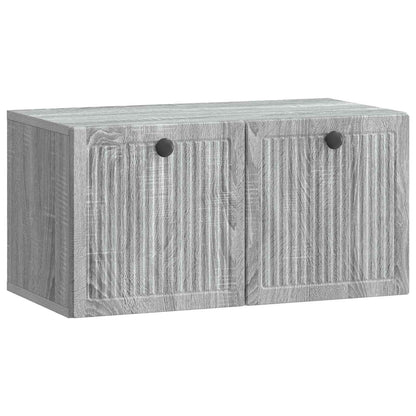 Mobile Porta TV da Muro Grigio Sonoma 59,5 x 31 x 30 cm