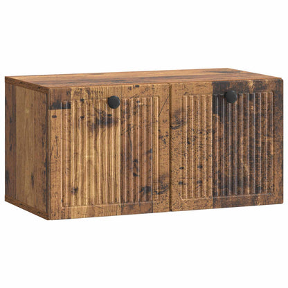 Mobile Porta TV da Muro Legno antico 59,5 x 31 x 30 cm