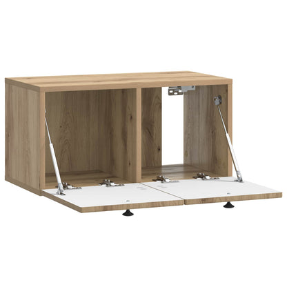 Mobile Porta TV da Muro Rovere Artigianale 59,5 x 31 x 30 cm
