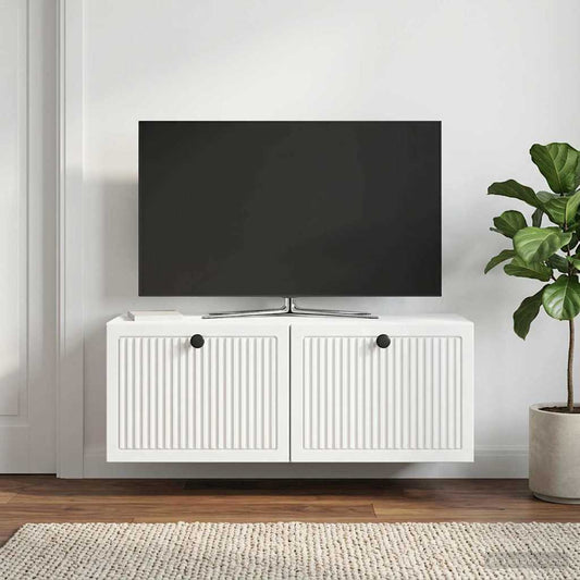 Mobile Porta TV da Muro Bianco 78,5 x 31 x 30 cm | homemem39