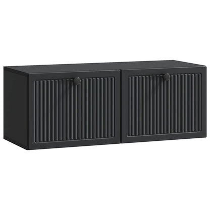 Mobile Porta TV da Muro Nero 78,5 x 31 x 30 cm | homemem39