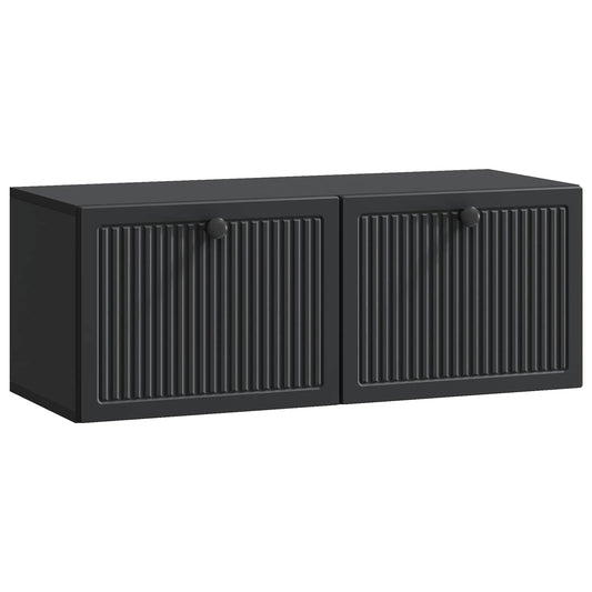 Mobile Porta TV da Muro Nero 78,5 x 31 x 30 cm | homemem39