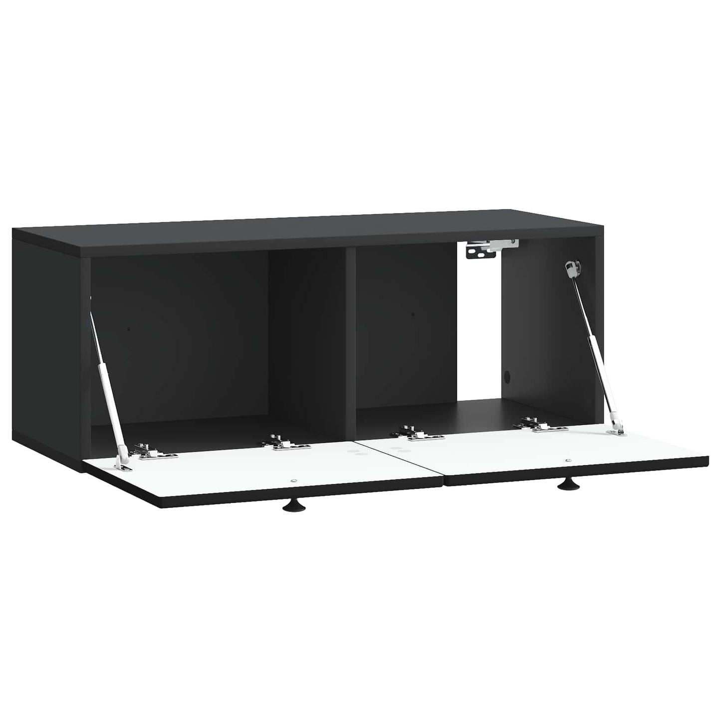 Mobile Porta TV da Muro Nero 78,5 x 31 x 30 cm | homemem39