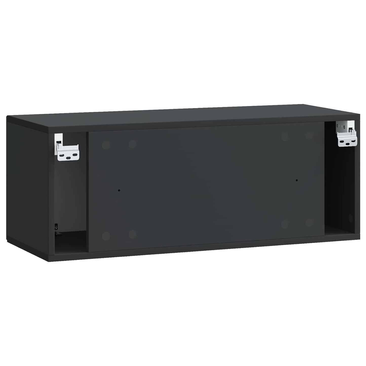 Mobile Porta TV da Muro Nero 78,5 x 31 x 30 cm