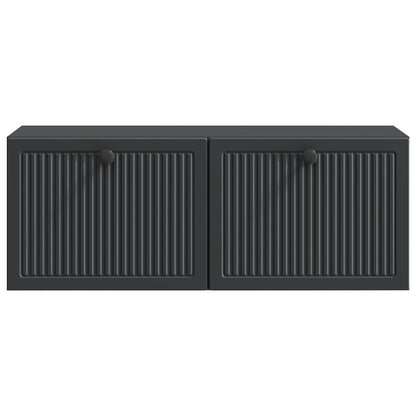 Mobile Porta TV da Muro Nero 78,5 x 31 x 30 cm | homemem39