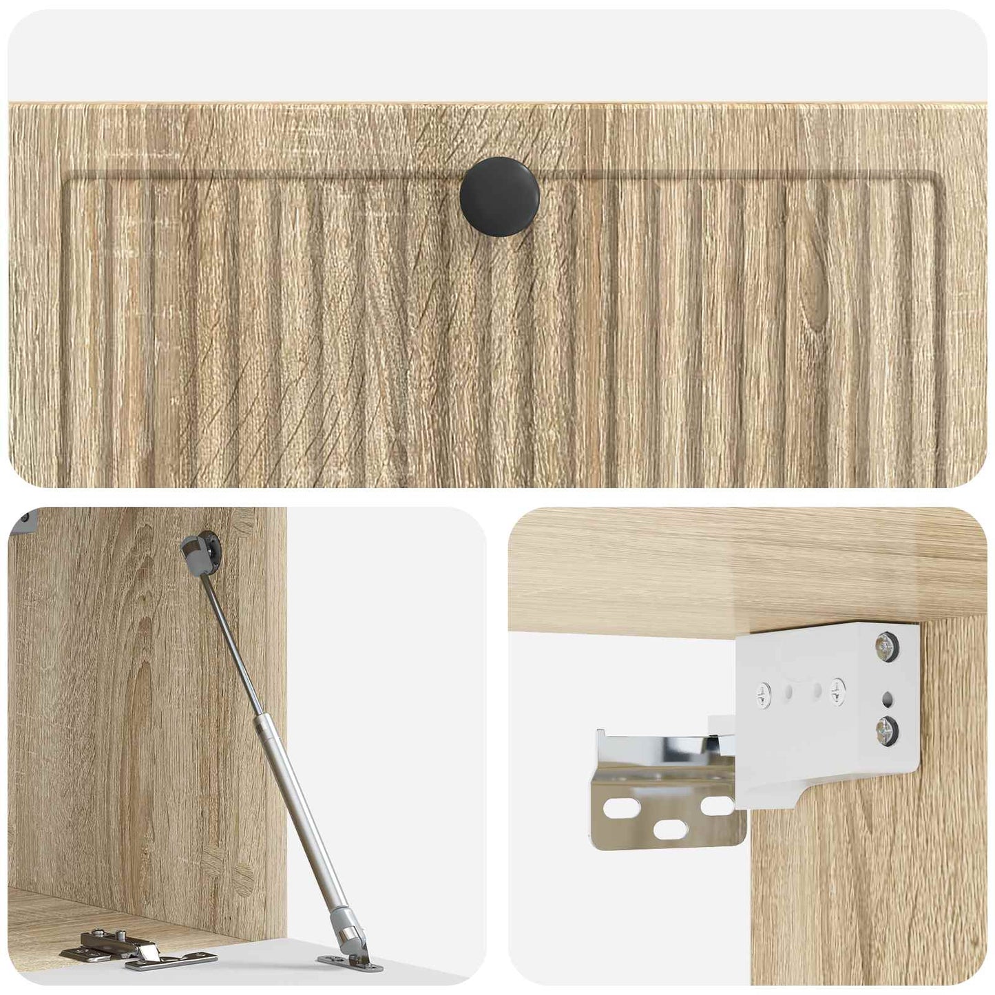 Mobile Porta TV da Muro Rovere Sonoma 78,5 x 31 x 30 cm