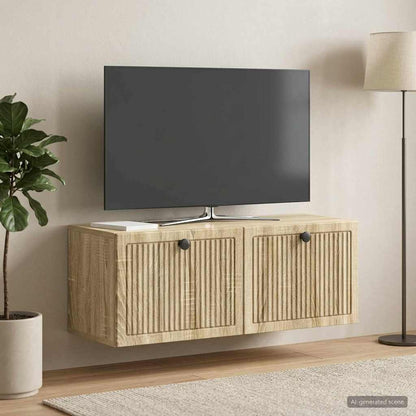 Mobile Porta TV da Muro Rovere Sonoma 78,5 x 31 x 30 cm