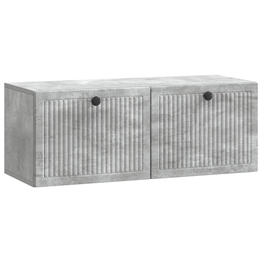 Mobile Porta TV da Muro Grigio Cemento 78,5 x 31 x 30 cm