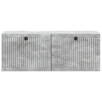 Mobile Porta TV da Muro Grigio Cemento 78,5 x 31 x 30 cm