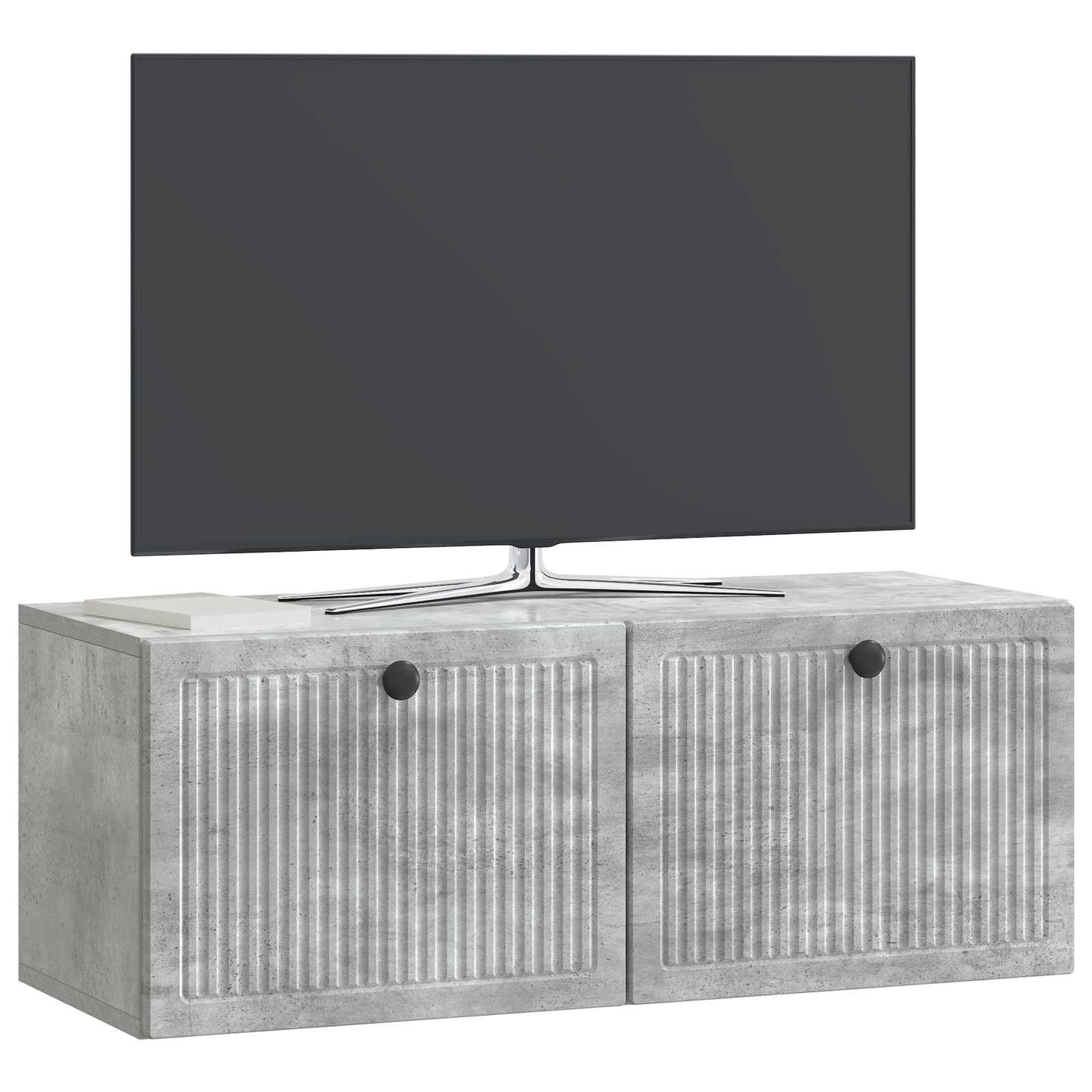 Mobile Porta TV da Muro Grigio Cemento 78,5 x 31 x 30 cm