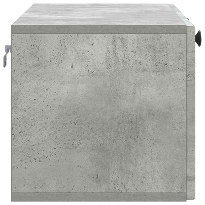 Mobile Porta TV da Muro Grigio Cemento 78,5 x 31 x 30 cm