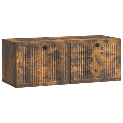 Mobile Porta TV da Muro Rovere Fumo 78,5 x 31 x 30 cm | homemem39
