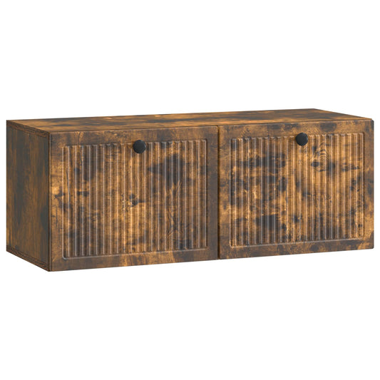 Mobile Porta TV da Muro Rovere Fumo 78,5 x 31 x 30 cm | homemem39