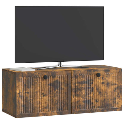 Mobile Porta TV da Muro Rovere Fumo 78,5 x 31 x 30 cm | homemem39