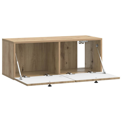 Mobile Porta TV da Muro Rovere Artigianale 78,5 x 31 x 30 cm