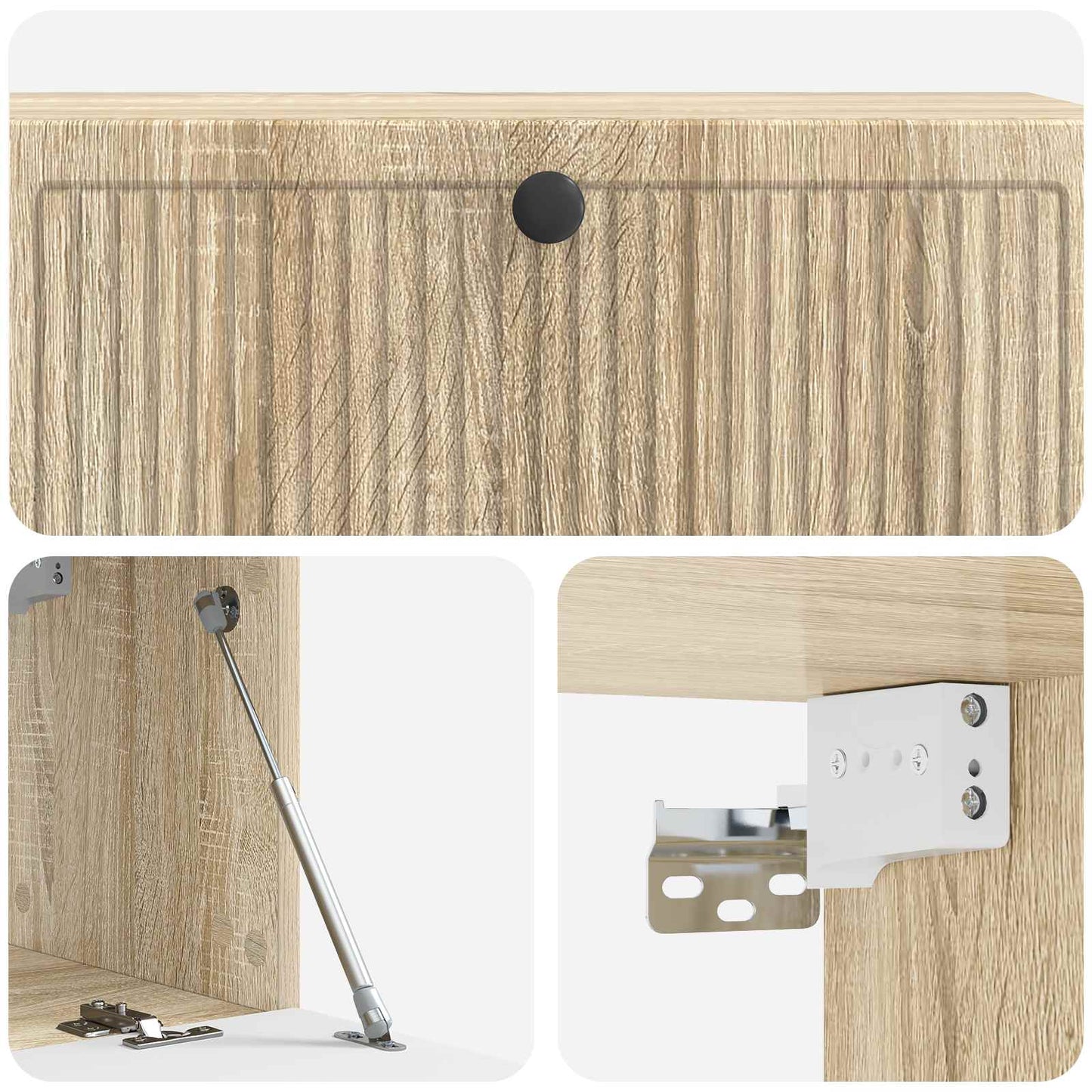 Mobile Porta TV da Muro Rovere Sonoma 98 x 31 x 30 cm