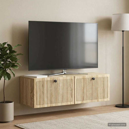 Mobile Porta TV da Muro Rovere Sonoma 98 x 31 x 30 cm