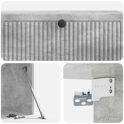 Mobile Porta TV da Muro Grigio Cemento 98 x 31 x 30 cm | homemem39