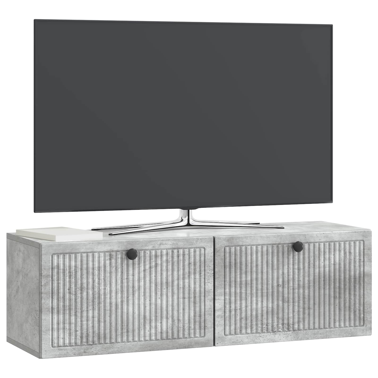 Mobile Porta TV da Muro Grigio Cemento 98 x 31 x 30 cm | homemem39
