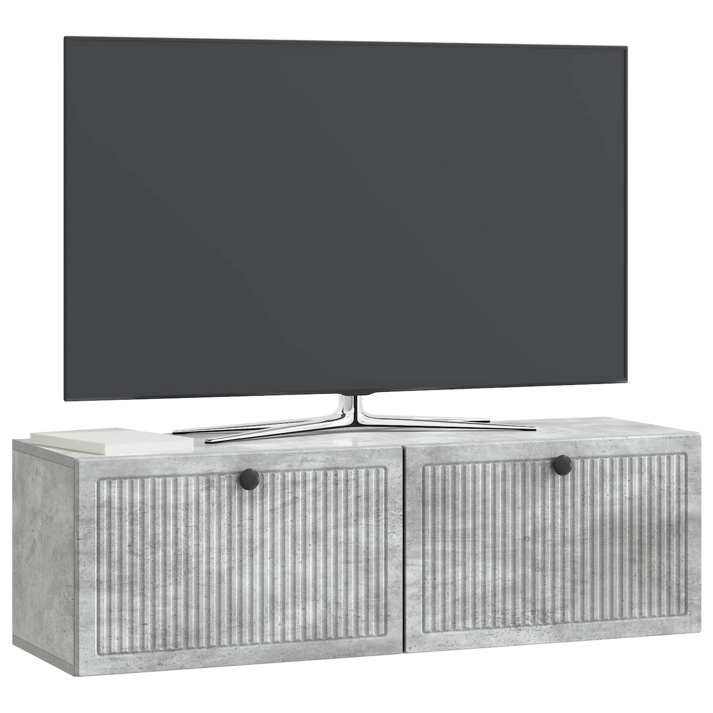 Mobile Porta TV da Muro Grigio Cemento 98 x 31 x 30 cm