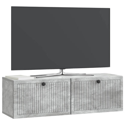 Mobile Porta TV da Muro Grigio Cemento 98 x 31 x 30 cm