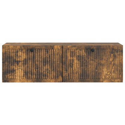 Mobile Porta TV da Muro Rovere Fumo 98 x 31 x 30 cm