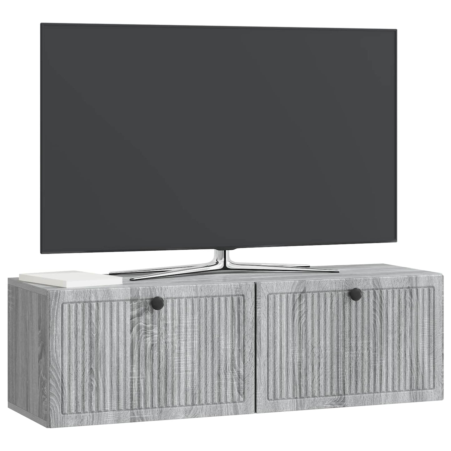 Mobile Porta TV da Muro Grigio Sonoma 98 x 31 x 30 cm