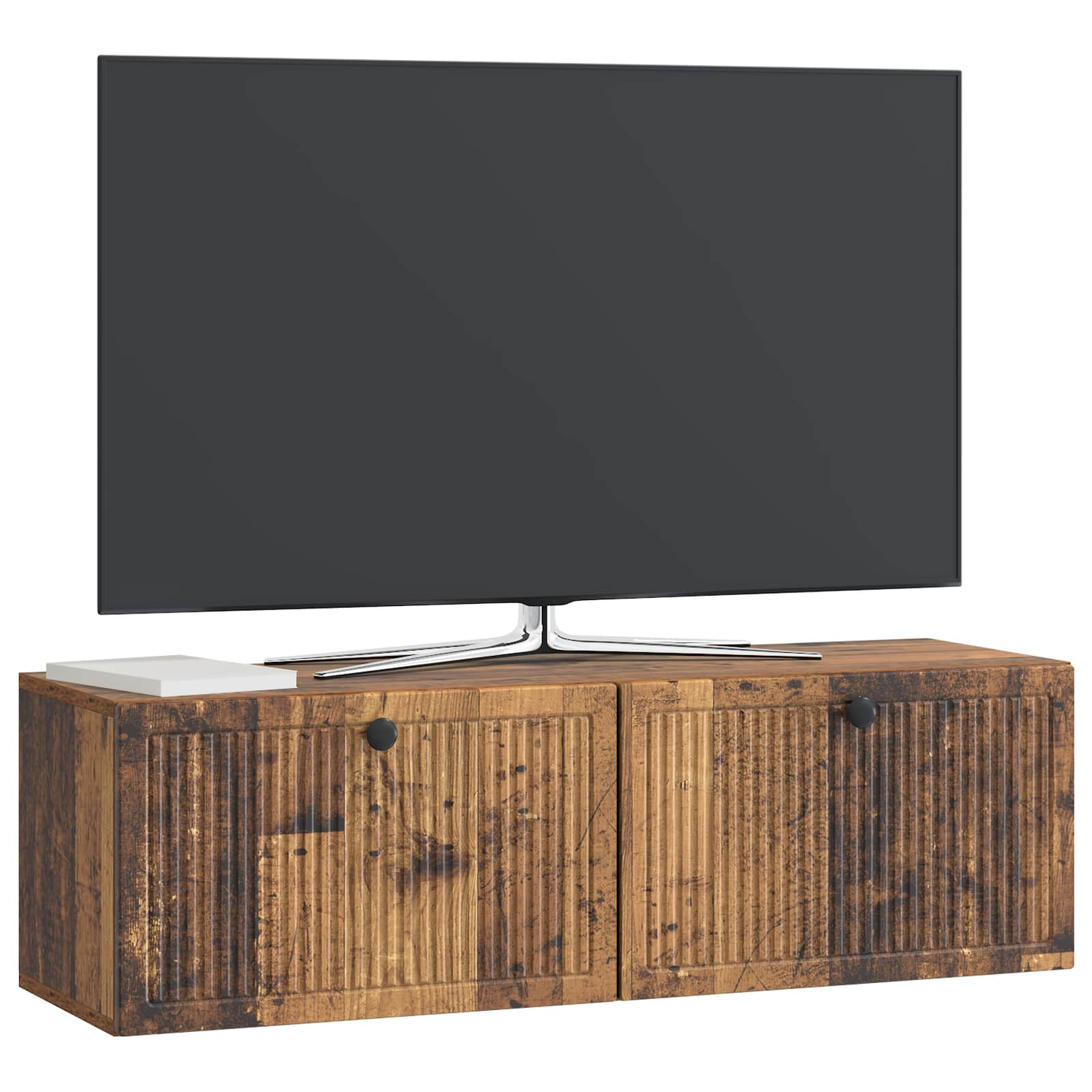 Mobile Porta TV da Muro Legno antico 98 x 31 x 30 cm | homemem39