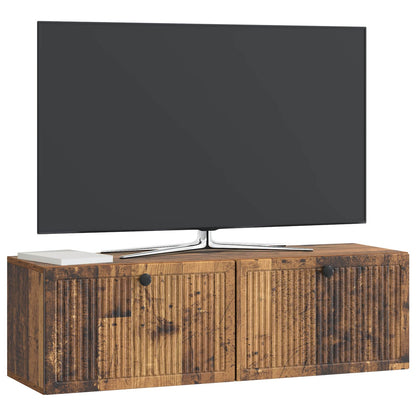 Mobile Porta TV da Muro Legno antico 98 x 31 x 30 cm | homemem39