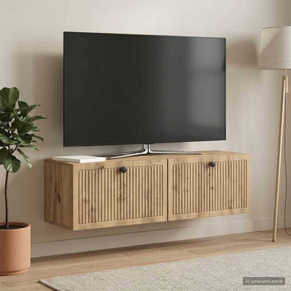 Mobile Porta TV da Muro Rovere Artigianale 98 x 31 x 30 cm