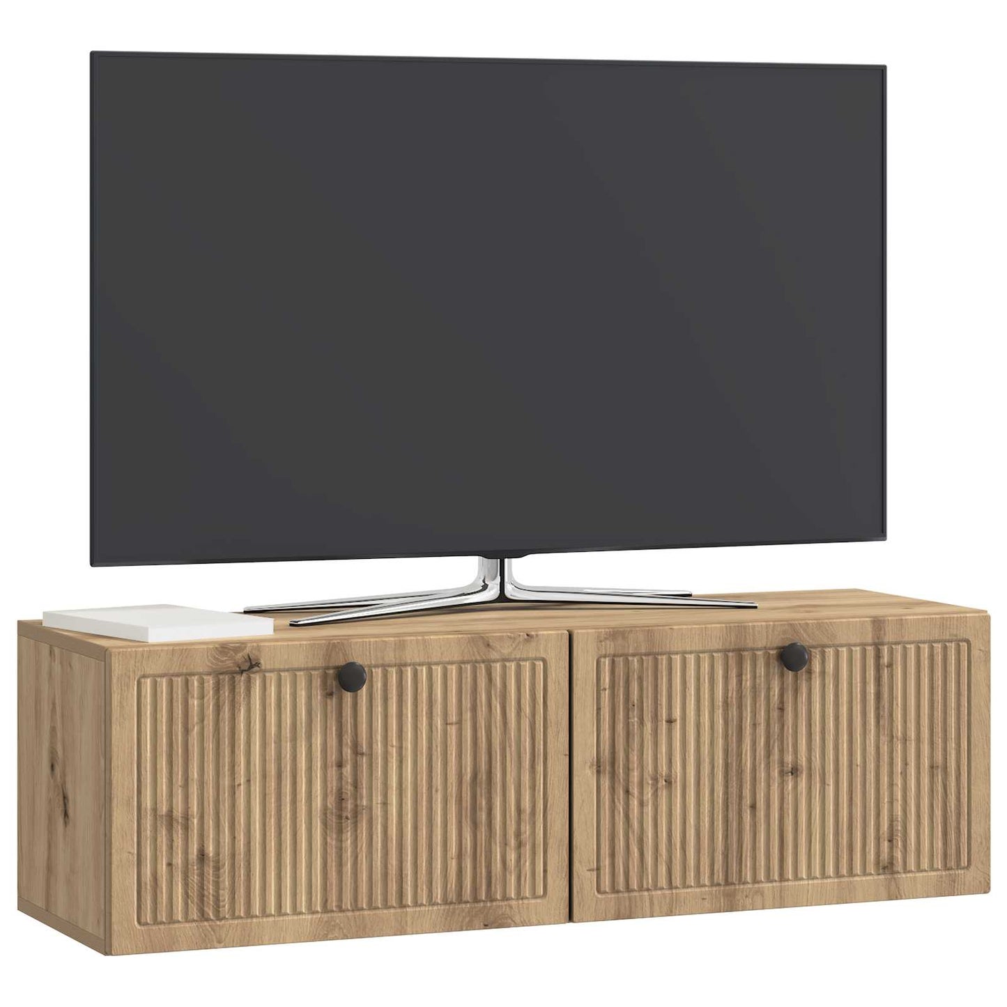 Mobile Porta TV da Muro Rovere Artigianale 98 x 31 x 30 cm | homemem39