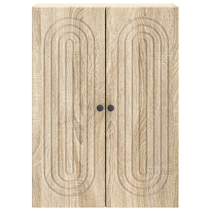 Mobiletto a muro Rovere Sonoma 66 x 34,5 x 90 cm | homemem39