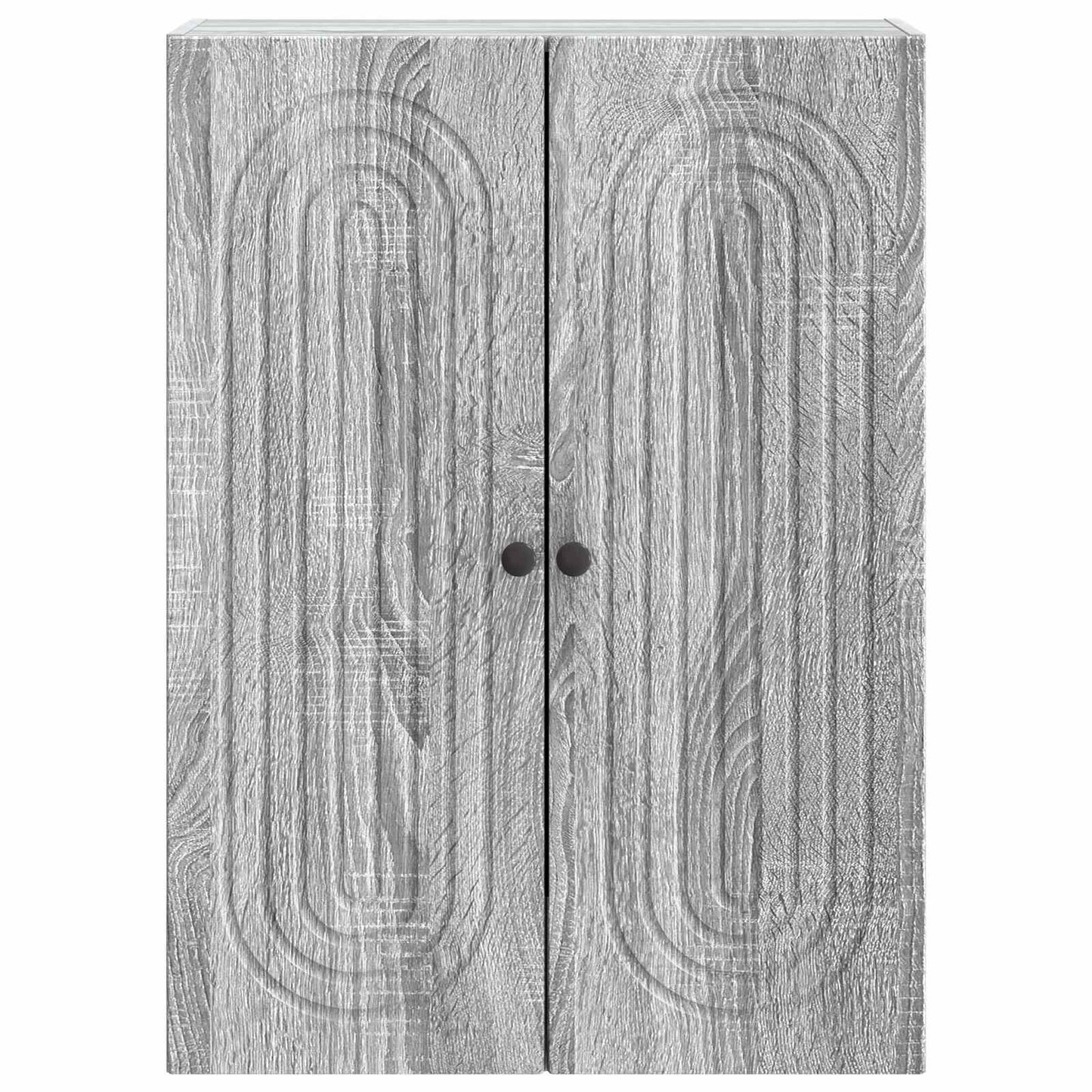 Mobiletto a muro Sonoma grigio 66 x 34,5 x 90 cm | homemem39