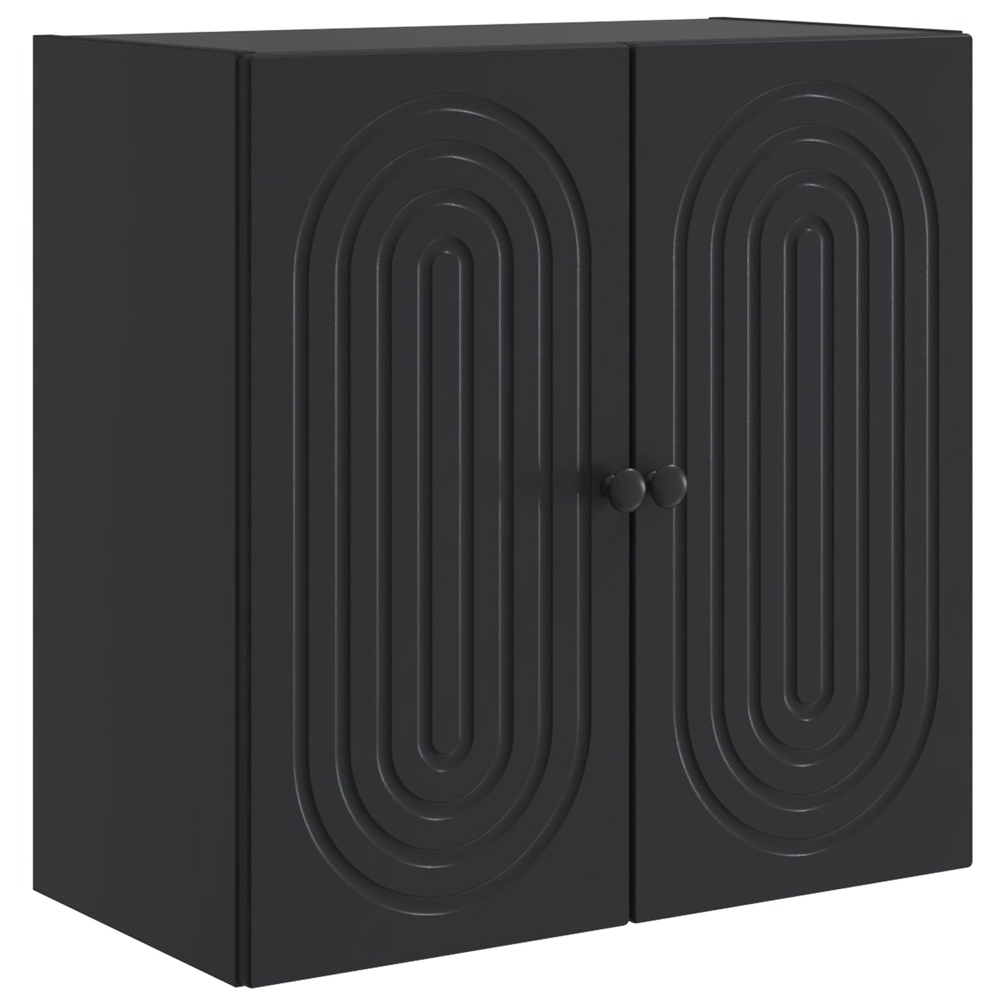 Mobiletto a muro Nero 59 x 31 x 60 cm Legno ingegnerizzato | homemem39