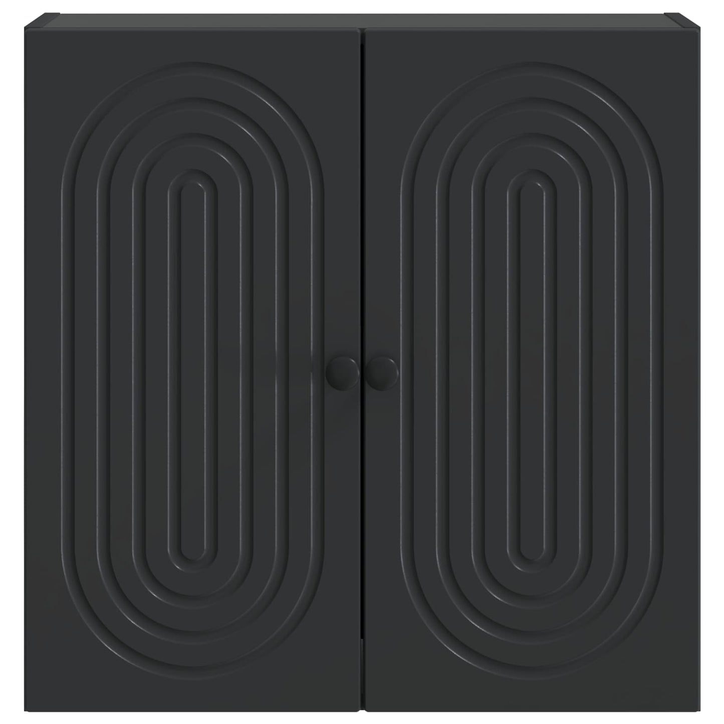 Mobiletto a muro Nero 59 x 31 x 60 cm Legno ingegnerizzato | homemem39