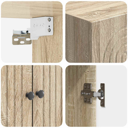 Mobiletto a muro Rovere Sonoma 59 x 31 x 60 cm | homemem39