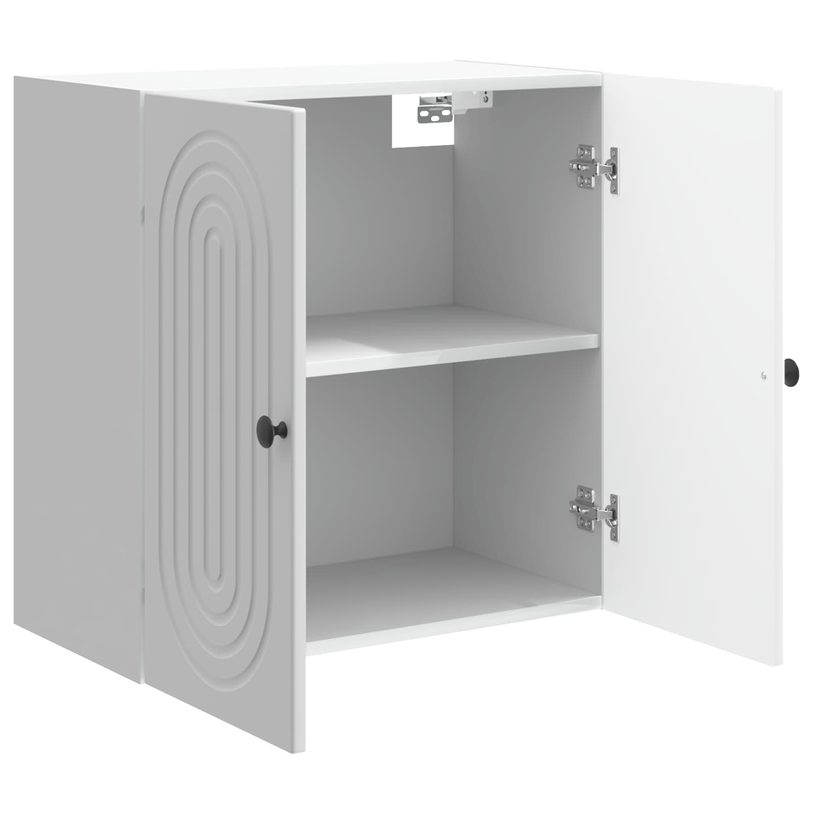 Mobiletto a muro Bianco Lucido 59 x 31 x 60 cm | homemem39