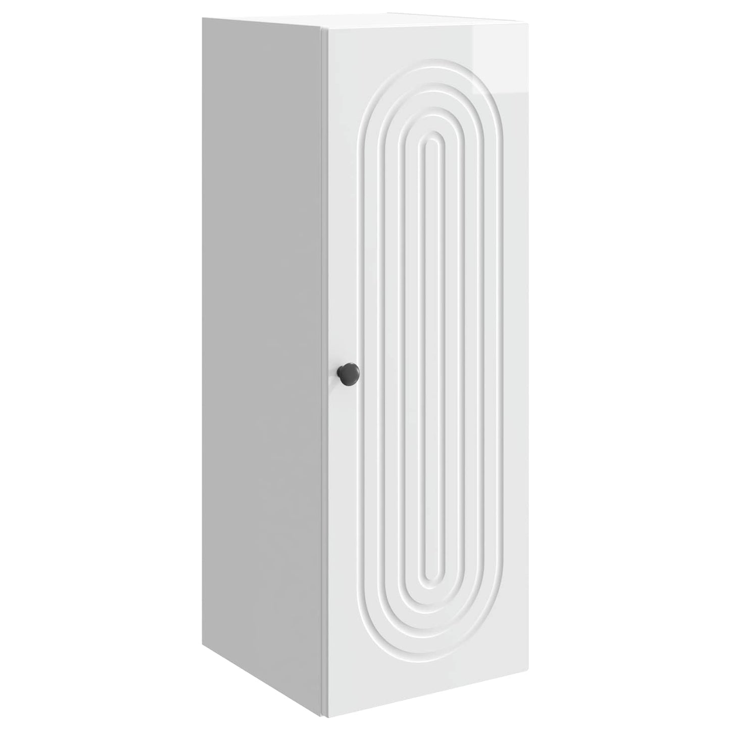 Mobiletto a muro Bianco Lucido 33 x 34,5 x 90 cm | homemem39