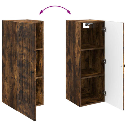 Mobiletto a muro Rovere Fumo 33 x 34,5 x 90 cm | homemem39