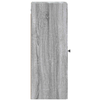 Mobiletto a muro Sonoma grigio 33 x 34,5 x 90 cm | homemem39