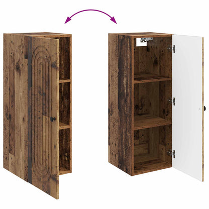 Mobiletto a muro Legno antico 33 x 34,5 x 90 cm | homemem39