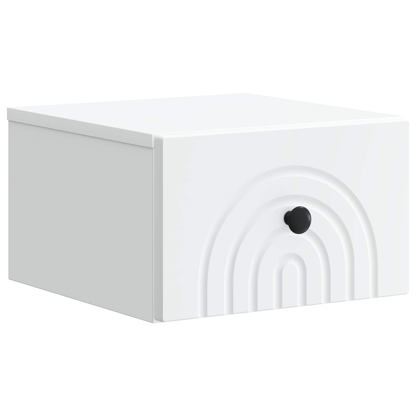 Mobiletto da notte a muro 2 pcs Bianco 33 x 34,5 x 20 cm | homemem39