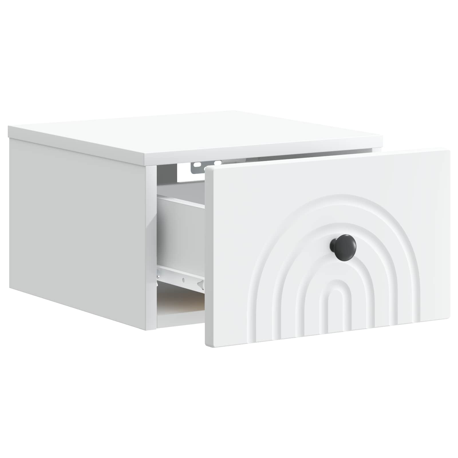 Mobiletto da notte a muro 2 pcs Bianco 33 x 34,5 x 20 cm | homemem39