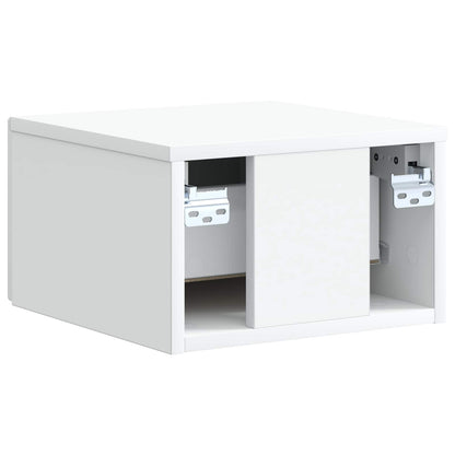 Mobiletto da notte a muro 2 pcs Bianco 33 x 34,5 x 20 cm | homemem39