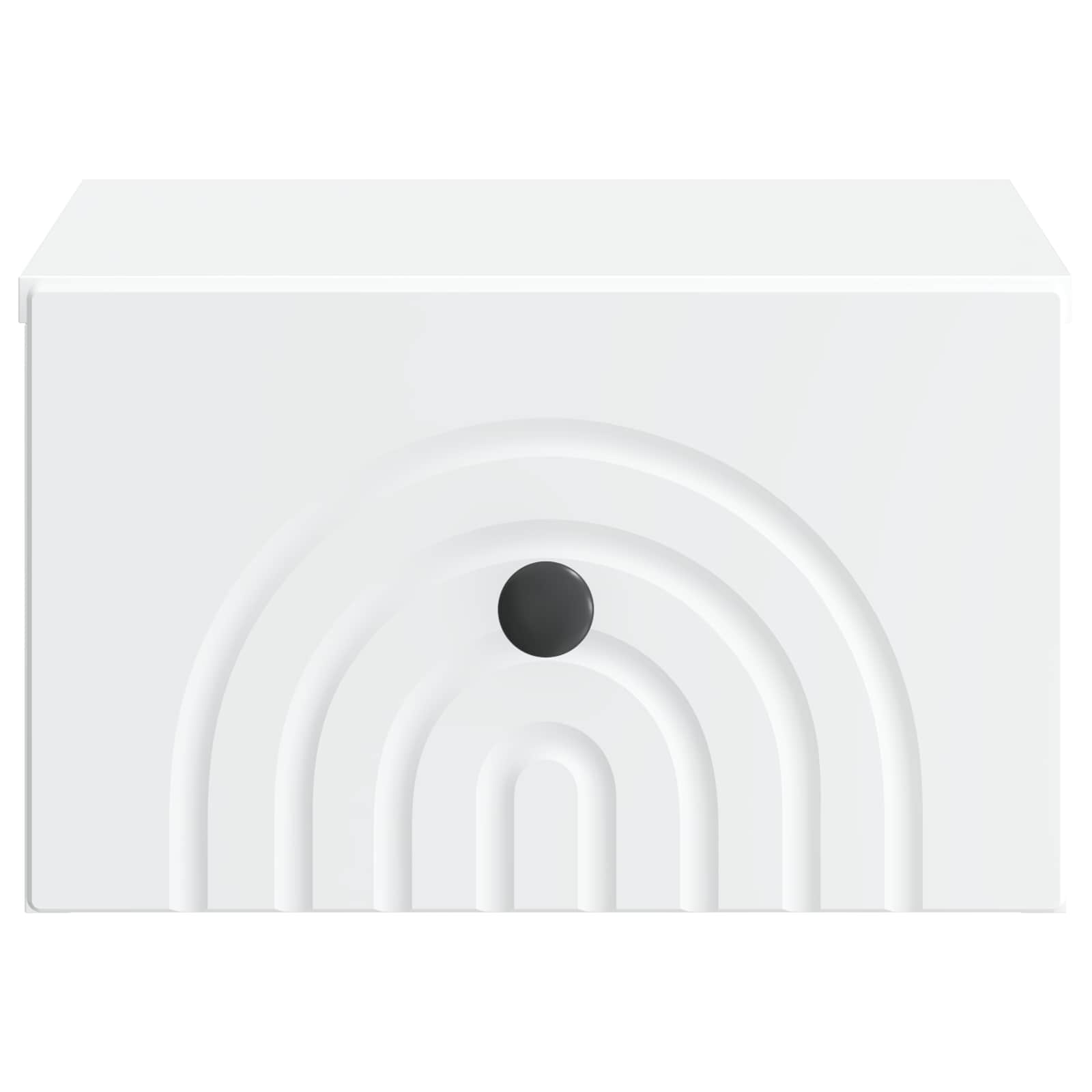 Mobiletto da notte a muro 2 pcs Bianco 33 x 34,5 x 20 cm | homemem39