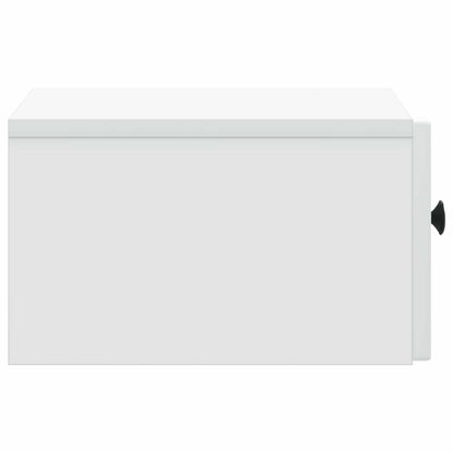 Mobiletto da notte a muro 2 pcs Bianco 33 x 34,5 x 20 cm