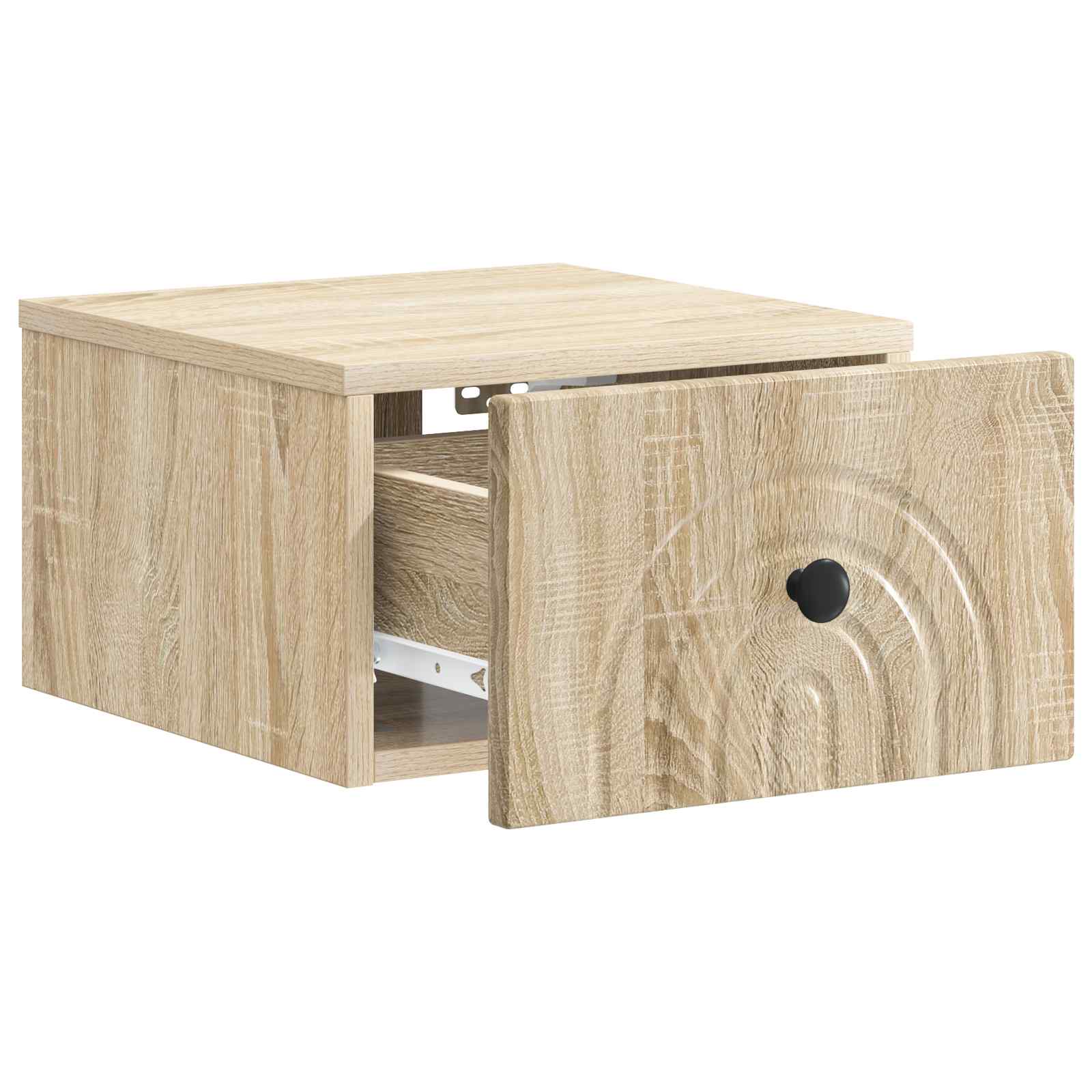 Mobiletto da notte a muro Rovere Sonoma 33 x 34,5 x 20 cm | homemem39